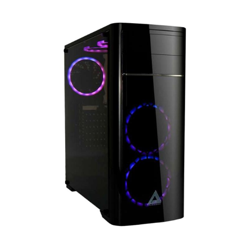 Paradox Picaro Left Acrylic Panel Casing Komputer [No PSU] BLACK